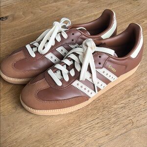 Adidas Samba OG Brown Leather Sneakers